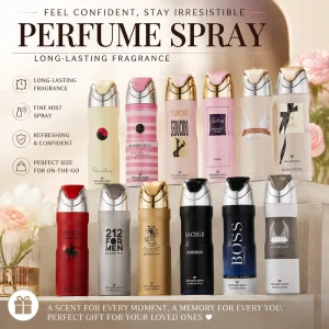 Men’s and Women’s Perfume Flower and Fruit Fragrance Wooden Portable Body Spray Arab Perfume