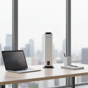 Metal Electric Floor-Standing Tower Aroma Diffuser with Custom Logo, Over 800ML Capacity and 30 dB Noise Level for Home Use