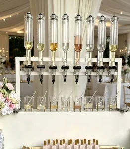 Metal Stand Original Design Customized 375ml Essential Oils 8 Bottles Fragrance Perfume Dispenser Perfume Bar Wedding Events