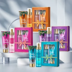 Middle East Arab Women Perfume Body Milk Gift Box Set Christmas Holiday Gift Women Durable Fragrance Factory