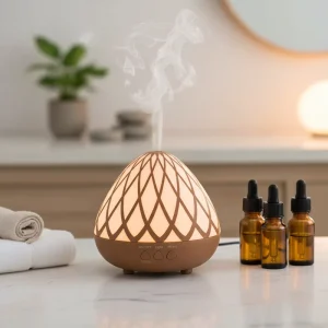 Mini Aromatherapy Diffuser 170ml USB Charging Aroma Scent Diffuser for Home or Desk