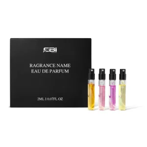 Mini Glass Perfume Bottles Sample Set 2ml 3ml 5ml with Customized Box