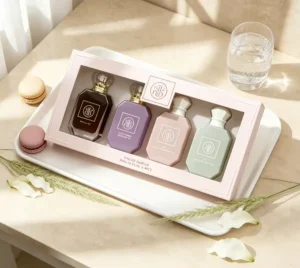 Mini Perfume Gift Set Eau De Parfum Fruity Fragrance Long Lasting Sample Spray Women Travel Use 30ml*4