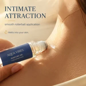 Mini Perfume Refreshing Seaside Aquatic Notes Skin Friendly Pocket Size Fragrance Oil Roll on Perfume Oil