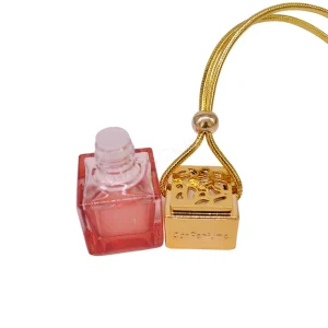Modern Car Air Freshener Glass Bottle Pendant Mini 8ml High Value In Car Hanging Perfume Aromatherapy Refill
