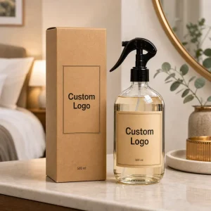 Modern Custom Glass Bottle Room Spray Air Freshener with Custom Logo for Hotel Home Office