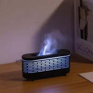 Modern Design Household Desktop Portable Flame Diffuser USB Aromatherapy Aroma Fire Diffusor Ultrasonic Fragrance Air Humidifier