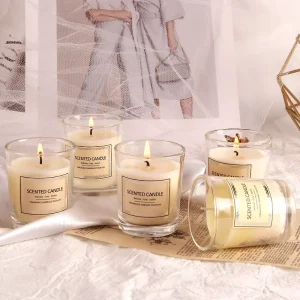 Modern Design Natural Soy Wax Scented Candle Eco Friendly Aromatherapy Holiday Home Decor for Christmas Wedding New Year Chinese
