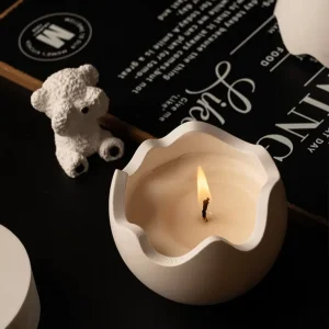 Modern Egg Soy Wax Aromatherapy Candle Semi handmade Long Lasting Fragrance Low Temperature Plant Essential Oil Thanksgiving
