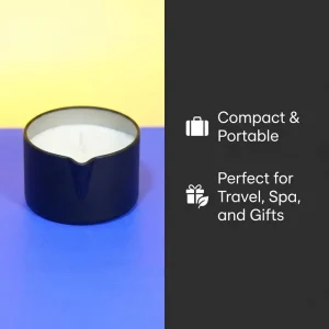 Modern Environmentally Friendly Soy Wax Nozzle Jar Aromatherapy Massage Candle Home Decoration