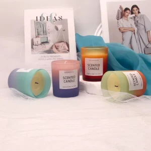 Modern Flameless Handmade Scented Candles Natural Soy Wax Aromatherapy Environment Friendly Thanksgiving Christmas