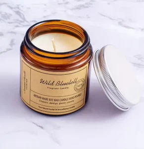Modern Handmade Soy Wax Aromatherapy Candle Custom Scents Classical Glass Jar Home Decor Ornaments Advanced Birthday Valentine’s