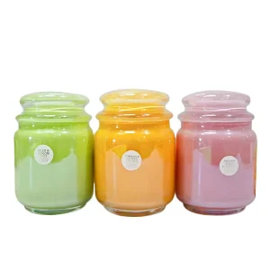 Modern Popular Large Size Soy Candles Scented Crystal Candle Holders Lanterns And Candle Jars