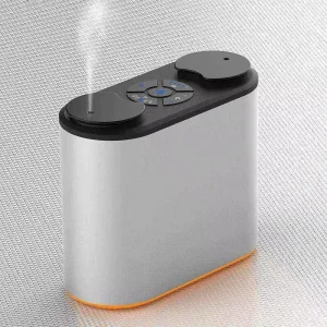 Modern Waterless Atomizing Diffuser Rechargeable Dual Nozzle Aromatherapy Electric Aroma Diffuser for Home Office