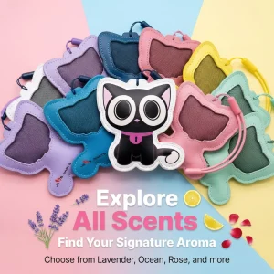 Multi-Purpose Leather Scented Sachet Bags Custom Hanging Air Freshener for Car & Home OEM Perfume Sachet Packaging