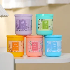 Multi-Scent Air Freshener Gel Long-Lasting Fragrance Odor Eliminator for Home and Car Fragrance