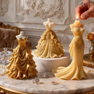 N 029 Eco friendly 3D Handmade Aromatherapy Candles Wedding Decorations Scented Candles Gift