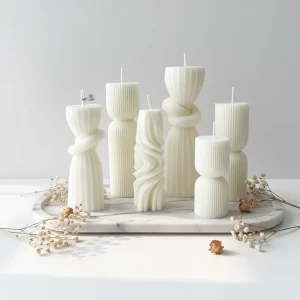 N 159 Factory Luxury Wedding Decorative Geometric Scented Candles for Gifts and Soy Wax Aromatherapy Candles Home Fragrance