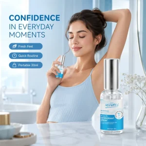 Natural Anti Odor Underarms Deodorant Anti perspirant Perfume Spray for Men Women
