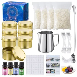 Natural Bean Wax Scented Candle Making Kit Luxury DIY Accessories With Supply Tool Set For Aromatherapy And Home Decor