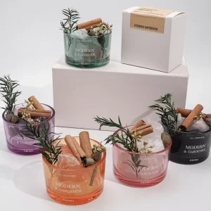 Natural Crystal Aroma Oil Diffuser Set Quartz Stone Fragrance Kit For Home Meditation Wellness Luxury Private Label MSDS EPR