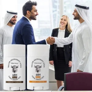 Natural Deodorant Aluminum Free Halal Beef Tallow Deodorant Stick for Men