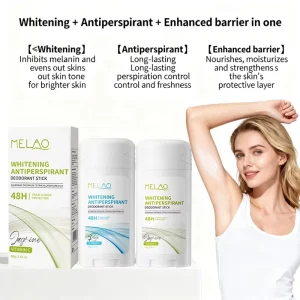 Natural Deodorant Antiperspirant Vitamin c Extra Brightening Underarm Roll on Whitening Deodorant Stick for Women