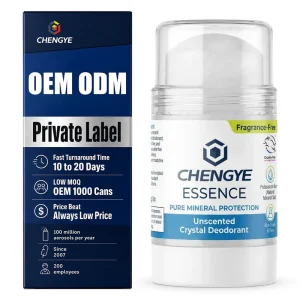 Natural Deodorant Crystal for Women Men and Kids Aluminum Free Mineral Deodorant Stick, Fragrance Free Unscented Cruelty Free