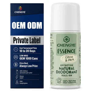 Natural Deodorant Roll On Melon Cucumber for Men Women Kids Aluminum Free Vegan Long Lasting Odor Protection Fresh Scent 75ml