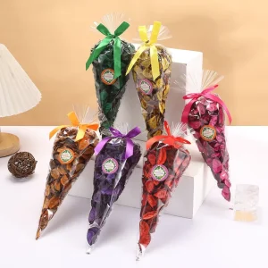 Natural Dried Flower Car Air Freshener Scented Sachet for Home Wardrobe Long Lasting Fragrance Plant Spice Bag