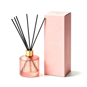 Natural Essential Oil Reed Diffuser Luxury Home Scent with Sticks Long Lasting Fragrance for Bedroom Bathroom and Office