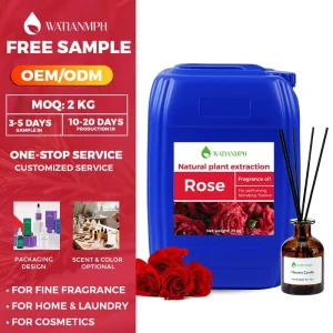 Natural Flavor & Fragrance Rose Oil for Industrial Use on Candles