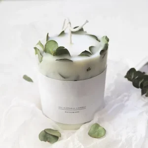 Natural Hand Made Fragrance Luxury Soy Wax Essential Oil Candles Eucalyptus Scented Candle