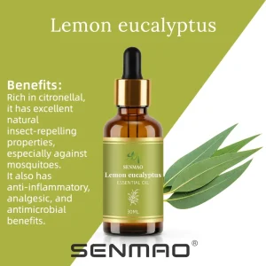 Natural Lemon Eucalyptus Essential Oil Insect Repellent Suitable for Mosquito Repelling Refreshing and Aromatherapy Diffusers