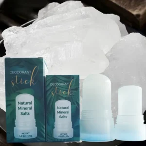 Natural Mineral Potassium Alum Stone for Deodorizing & Antiperspirant Shaving & Soothing 0% Alcohol