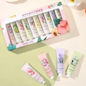 Natural Moisturizing Mini Foot & Hand Repair Cream Lotion Gift Set Plant Fruit Perfume Cosmetics