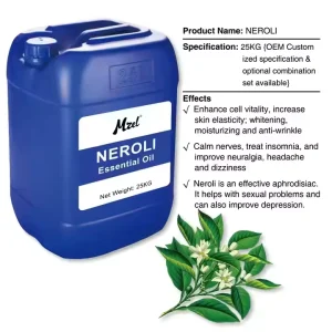 Natural Neroli Essential Oil Flower Fragrance Oil for Aroma Diffuser and Soap Making