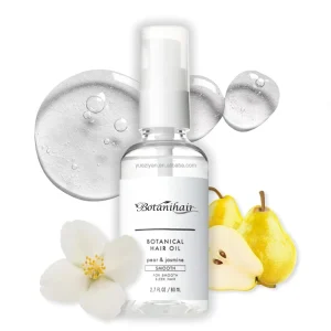 Natural Organic Hair Oil for Frizzy Hair with Jojoba Oil Protein Extract and Squalane