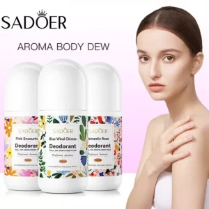 Natural Plant Roll-on Deodorant Long-lasting Fragrance Compact and Portable Roll-on Design Antiperspirant