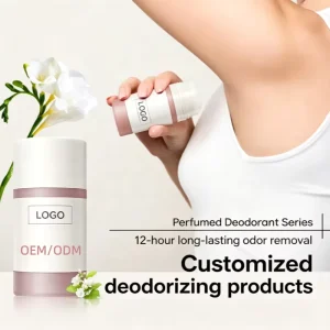 Natural Solid Deodorant Spray Aluminum free Antiperspirant OEM Custom Logo Underarm Odor Control