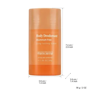 Natural Solid Deodorant Stick Underarm Roll on Odor Reduction Long lasting Antiperspirant Underarm Deodorant