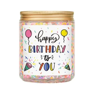 Natural Soy Aromatherapy Candle Birthday Cake Buttercream Notes Unique Scented Wax Gift Relaxation Diwali Ramadan Holiday Bars