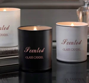 Natural Soy Candles Custom Logo Scented Candles in Glass Luxury Strong Scent Candles Fragrance Accessories