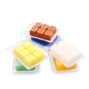 Nature Clamshell Packaging Soy Wax Melt for Home Decor Colors Scented Cube Wax Melts Candle
