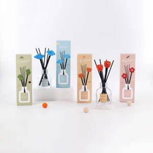 New 100ml Reed Diffuser Set Oil Diffuser Scented Glass Alcohol Free Eco Friendly Home Decoration Long Lasting Fragrance Gift