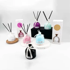 New 170ml Diffuser Set Reed Diffuser with Fiber Rod for Home Non Fire Aromatherapy Diffuser