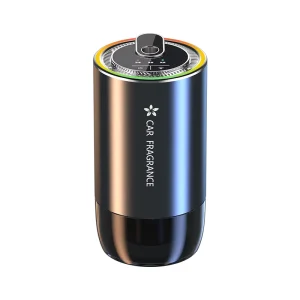 New Arrival 3 Mode Smart Car Aroma Diffuser Black Aluminum Alloy Liquid Air Freshener Machine