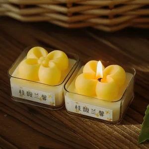 New Arrival Fragrant Floral Style Aesthetic Candles Scented Candles for Relaxing Afternoon Tea Ambiance