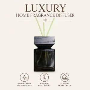 New Arrival Reed Diffuser Gift Set Luxury Home 150ml Oil Natural Reed Diffuser Bottle