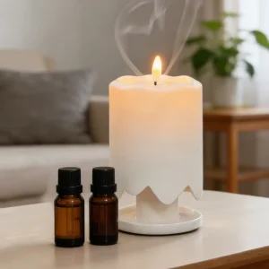 New Bedroom air Freshener Festival Decorative Scenting Waterless Aroma Diffuser Electric Flameless Led Home Fragrance Candles
